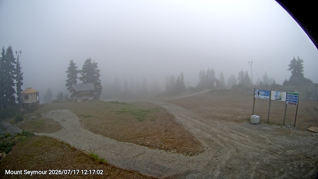 Webcam frame from Mount Seymour at 2026/07/17 12:00