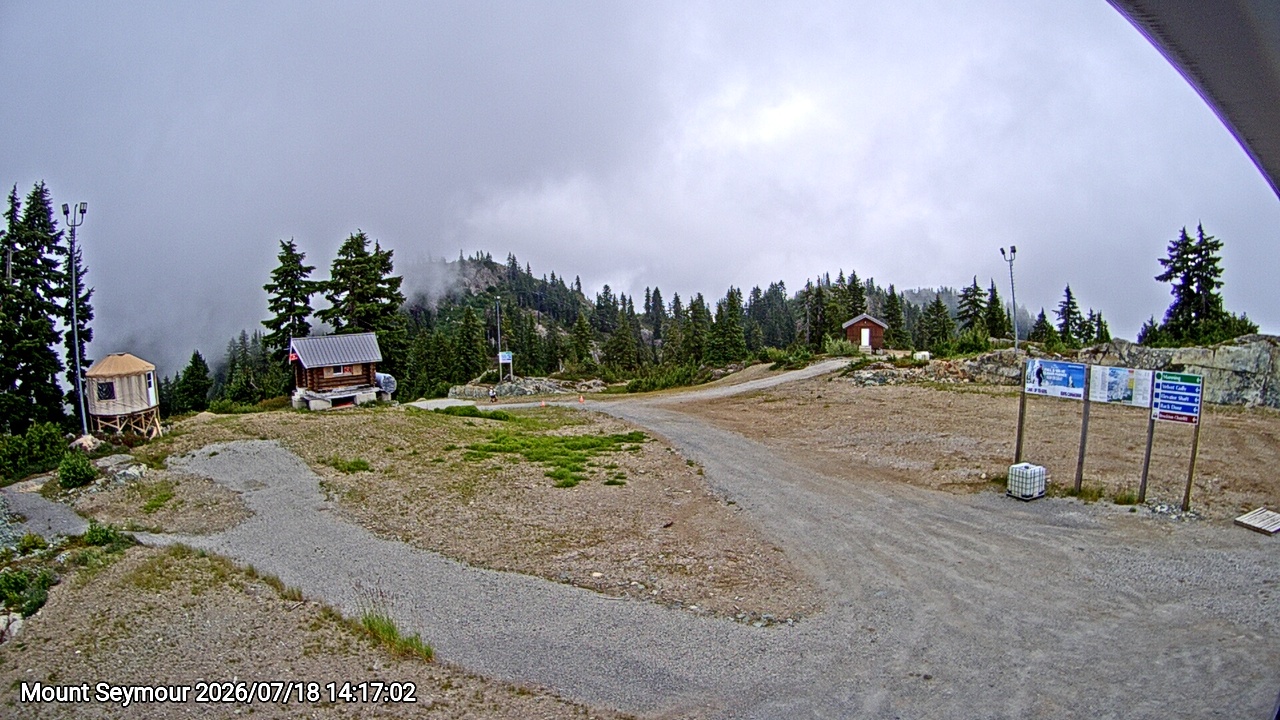 Webcam frame from Mount Seymour on 2026/07/18