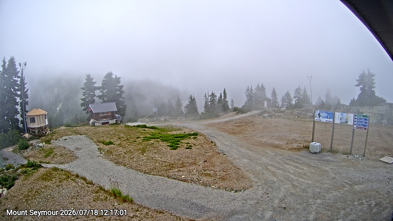 Webcam frame from Mount Seymour at 2026/07/18 12:00