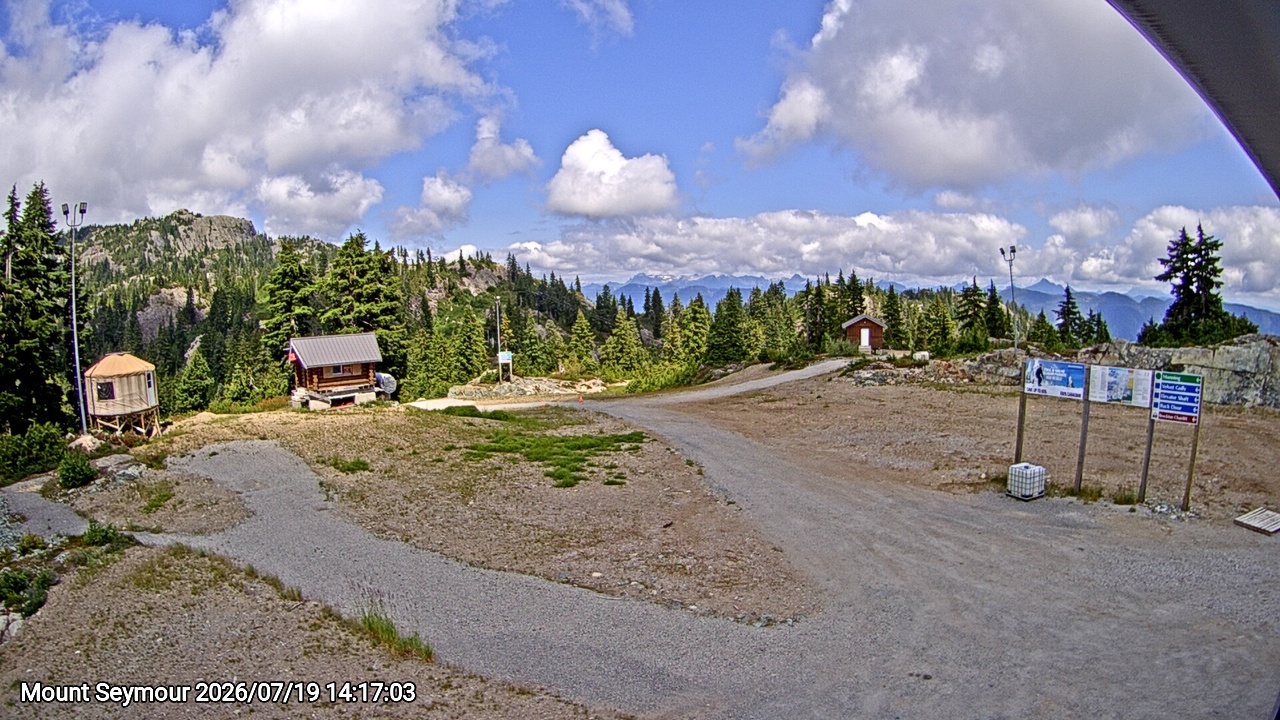 Webcam frame from Mount Seymour on 2026/07/19