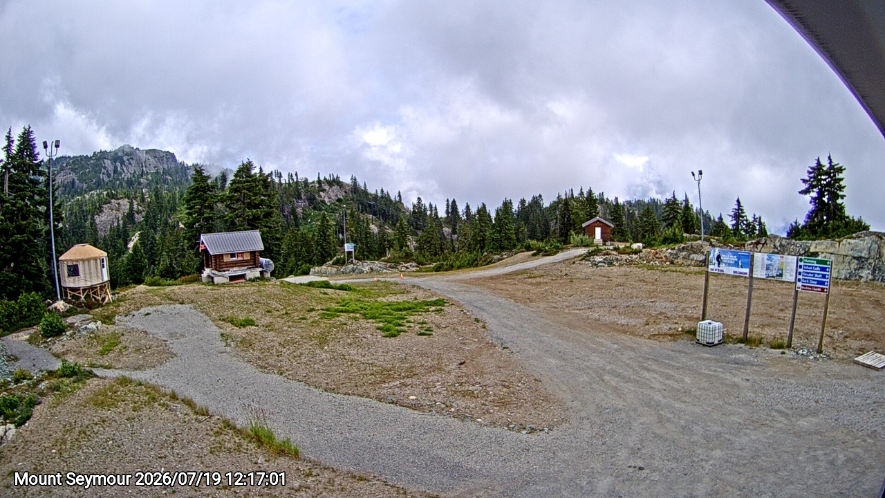 Webcam frame from Mount Seymour at 2026/07/19 12:00