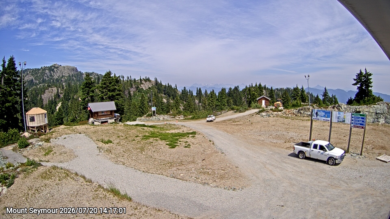 Webcam frame from Mount Seymour on 2026/07/20