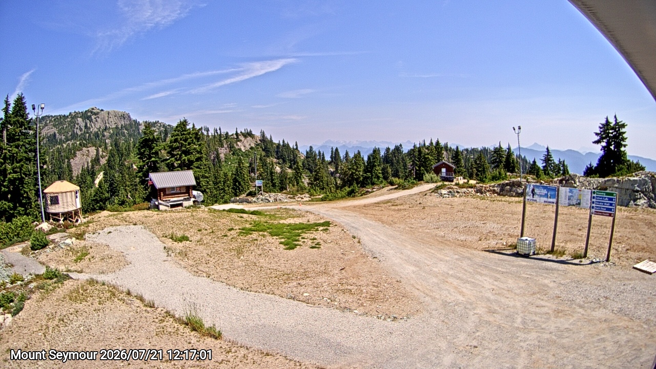 Webcam frame from Mount Seymour at 2026/07/21 12:00