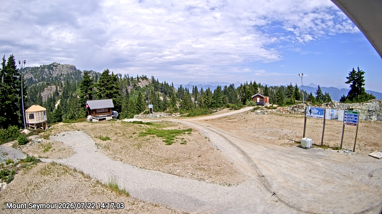 Webcam frame from Mount Seymour on 2026/07/22