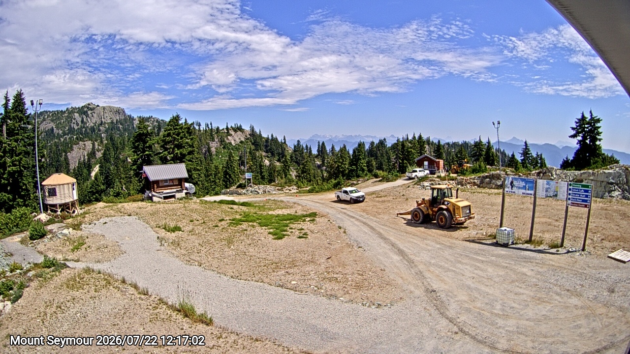 Webcam frame from Mount Seymour at 2026/07/22 12:00