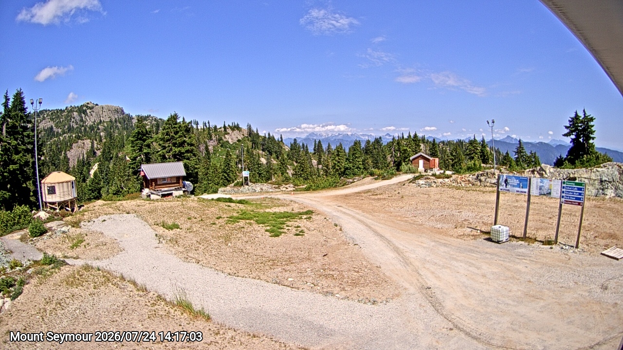 Webcam frame from Mount Seymour on 2026/07/24