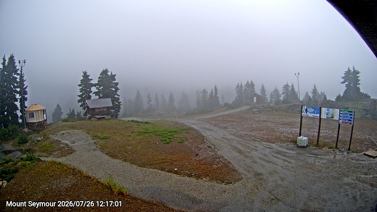 Webcam frame from Mount Seymour at 2026/07/26 12:00