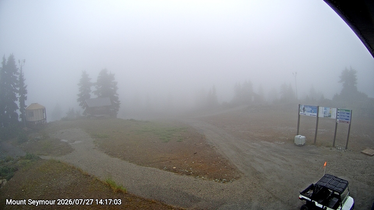 Webcam frame from Mount Seymour on 2026/07/27