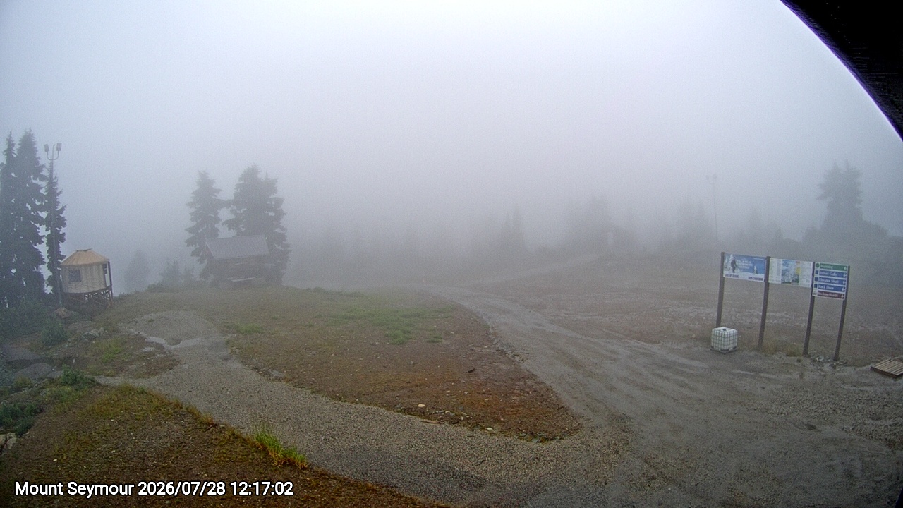 Webcam frame from Mount Seymour at 2026/07/28 12:00