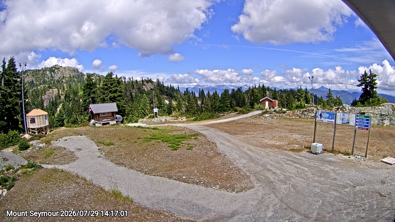 Webcam frame from Mount Seymour on 2026/07/29