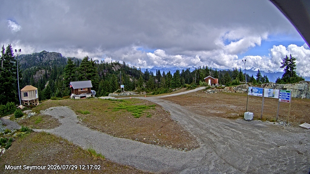 Webcam frame from Mount Seymour at 2026/07/29 12:00