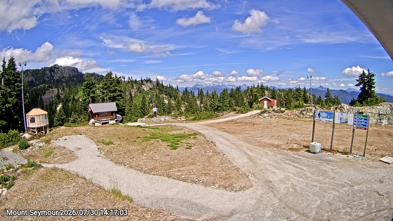 Webcam frame from Mount Seymour on 2026/07/30