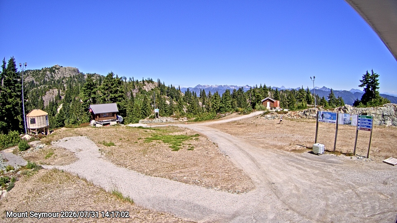 Webcam frame from Mount Seymour on 2026/07/31
