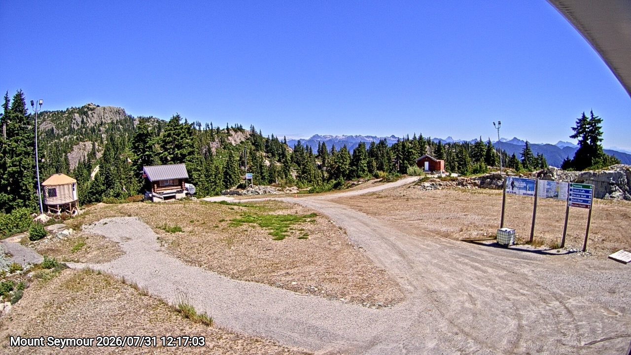 Webcam frame from Mount Seymour at 2026/07/31 12:00