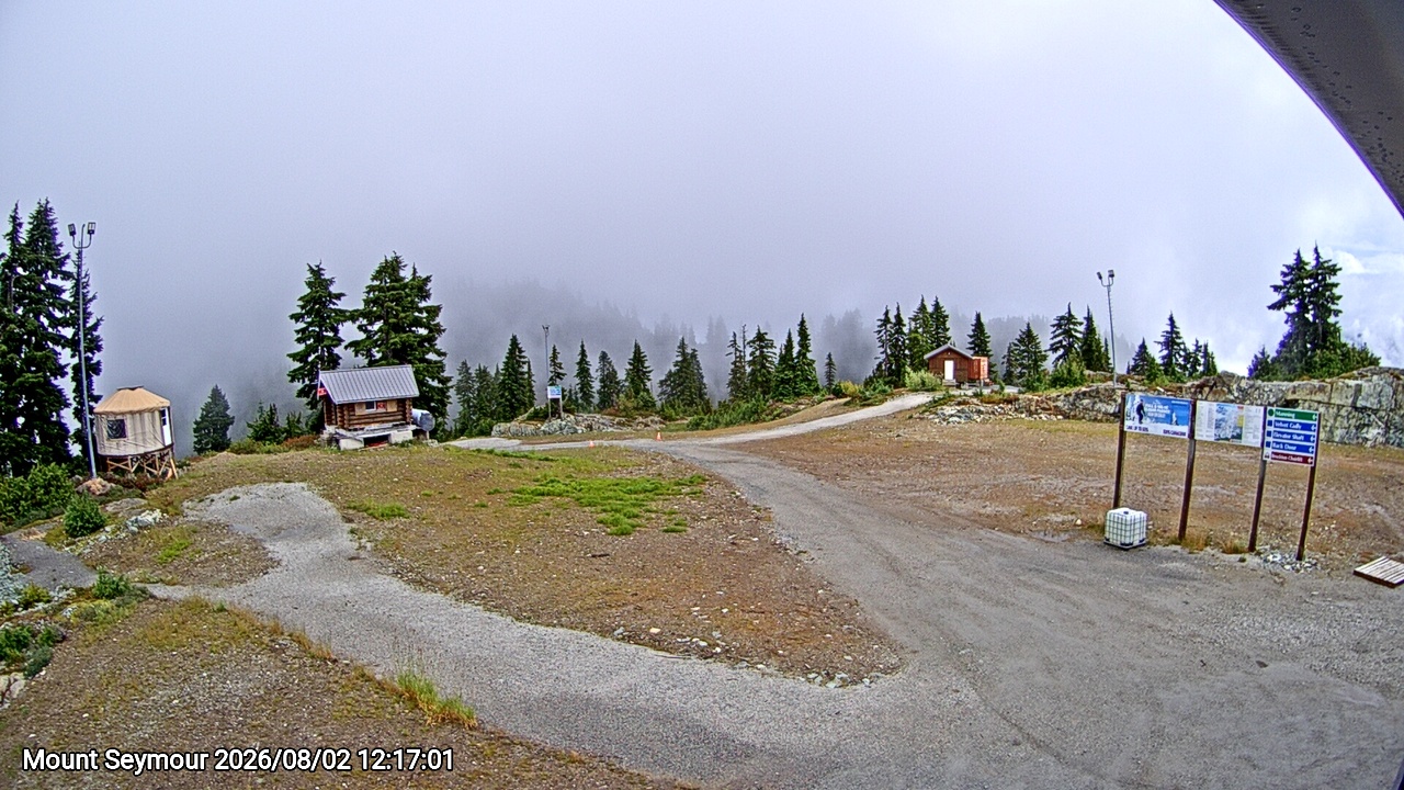 Webcam frame from Mount Seymour at 2026/08/02 12:00
