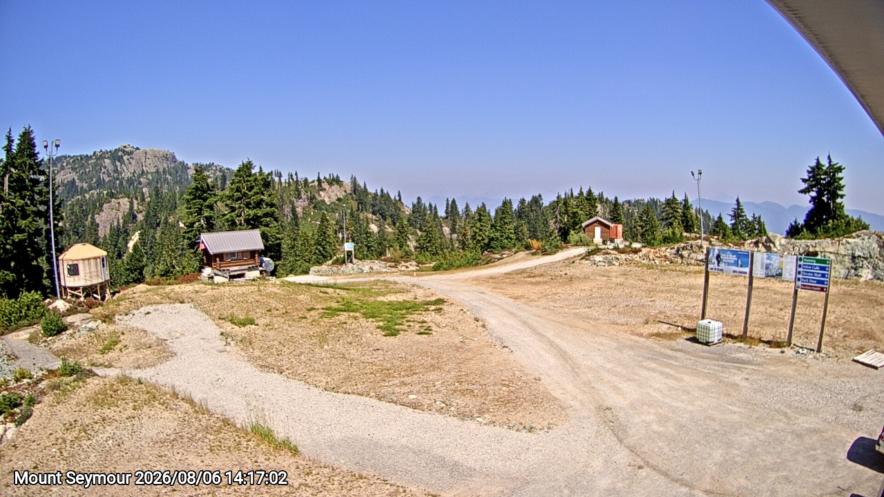 Webcam frame from Mount Seymour on 2026/08/06