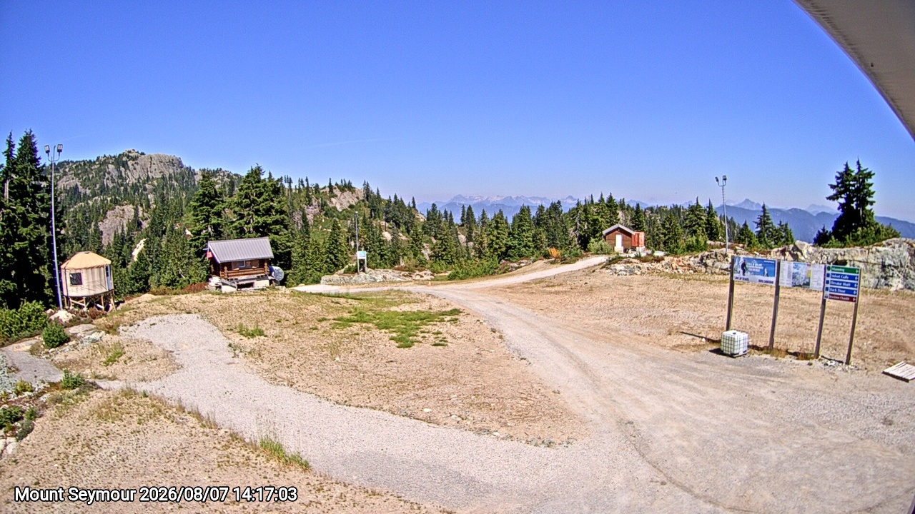 Webcam frame from Mount Seymour on 2026/08/07
