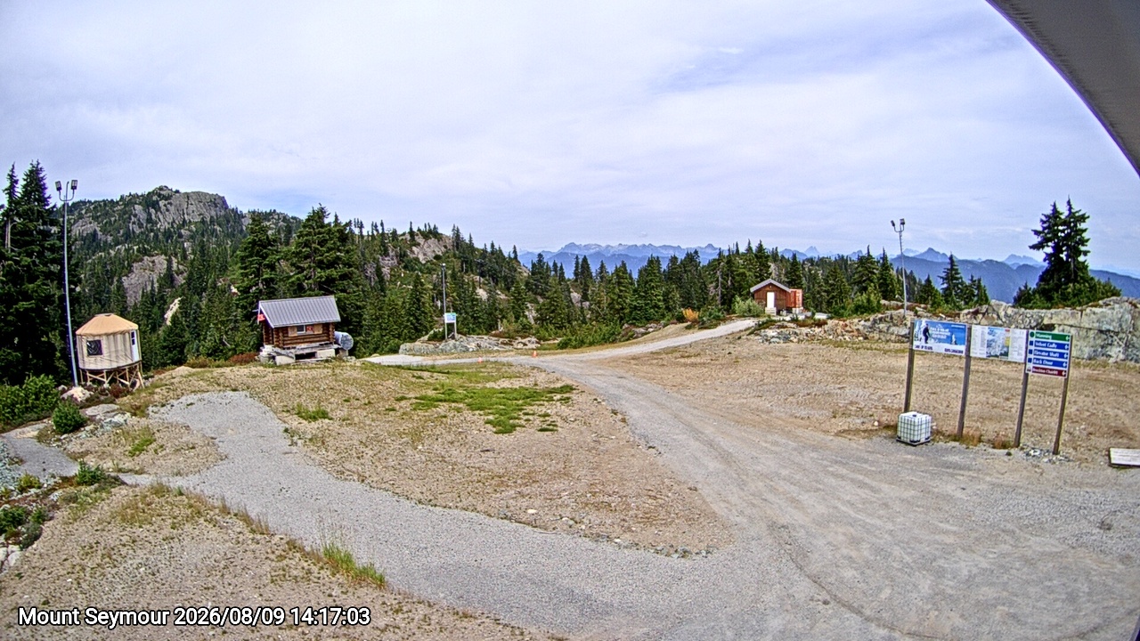 Webcam frame from Mount Seymour on 2026/08/09