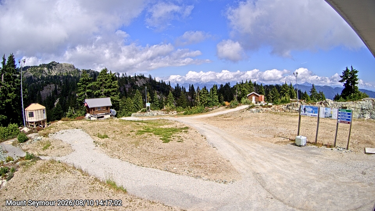 Webcam frame from Mount Seymour on 2026/08/10