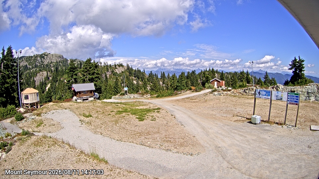 Webcam frame from Mount Seymour on 2026/08/11