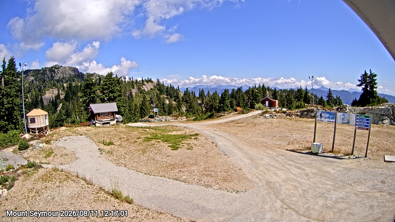 Webcam frame from Mount Seymour at 2026/08/11 12:00
