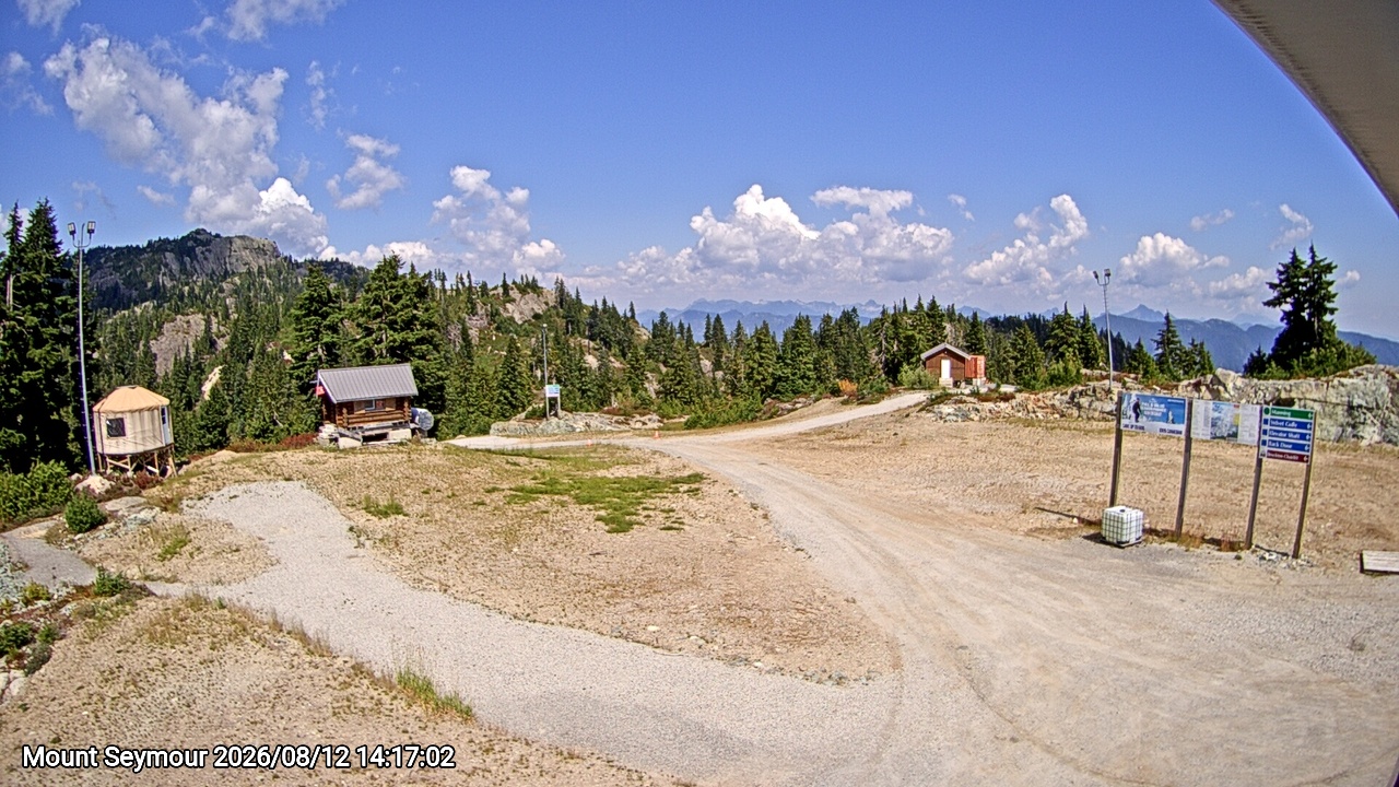 Webcam frame from Mount Seymour on 2026/08/12