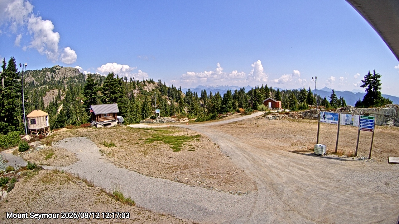 Webcam frame from Mount Seymour at 2026/08/12 12:00