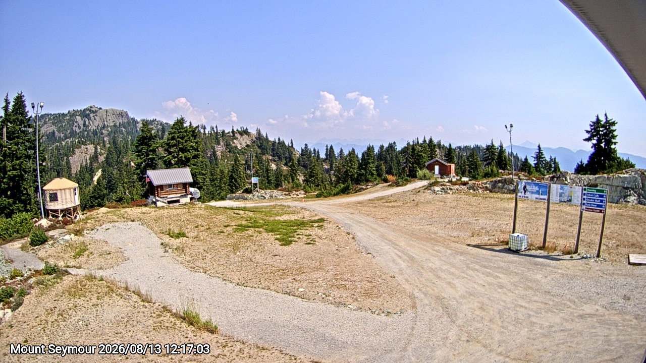 Webcam frame from Mount Seymour at 2026/08/13 12:00