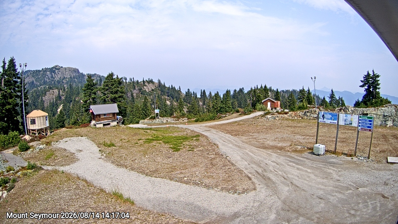 Webcam frame from Mount Seymour on 2026/08/14