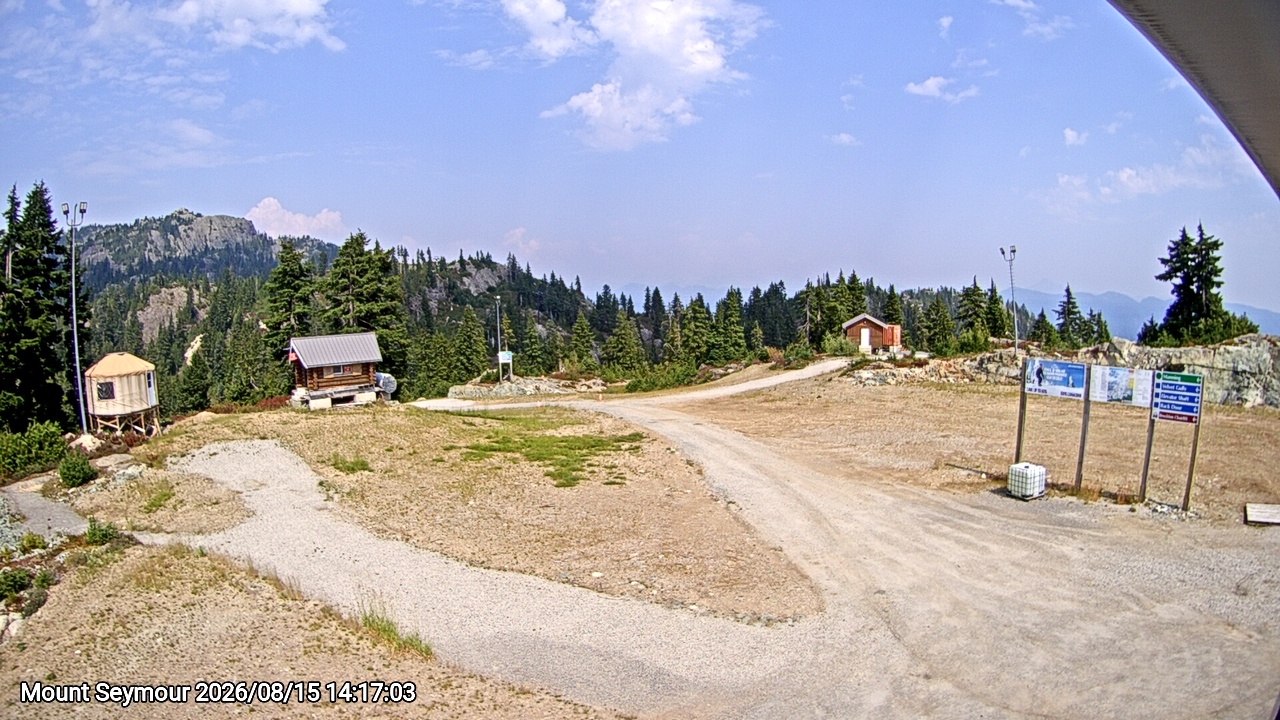 Webcam frame from Mount Seymour on 2026/08/15