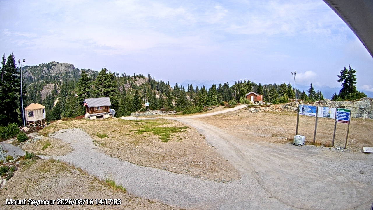 Webcam frame from Mount Seymour on 2026/08/16