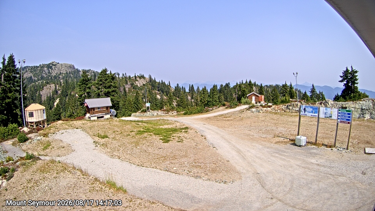 Webcam frame from Mount Seymour on 2026/08/17