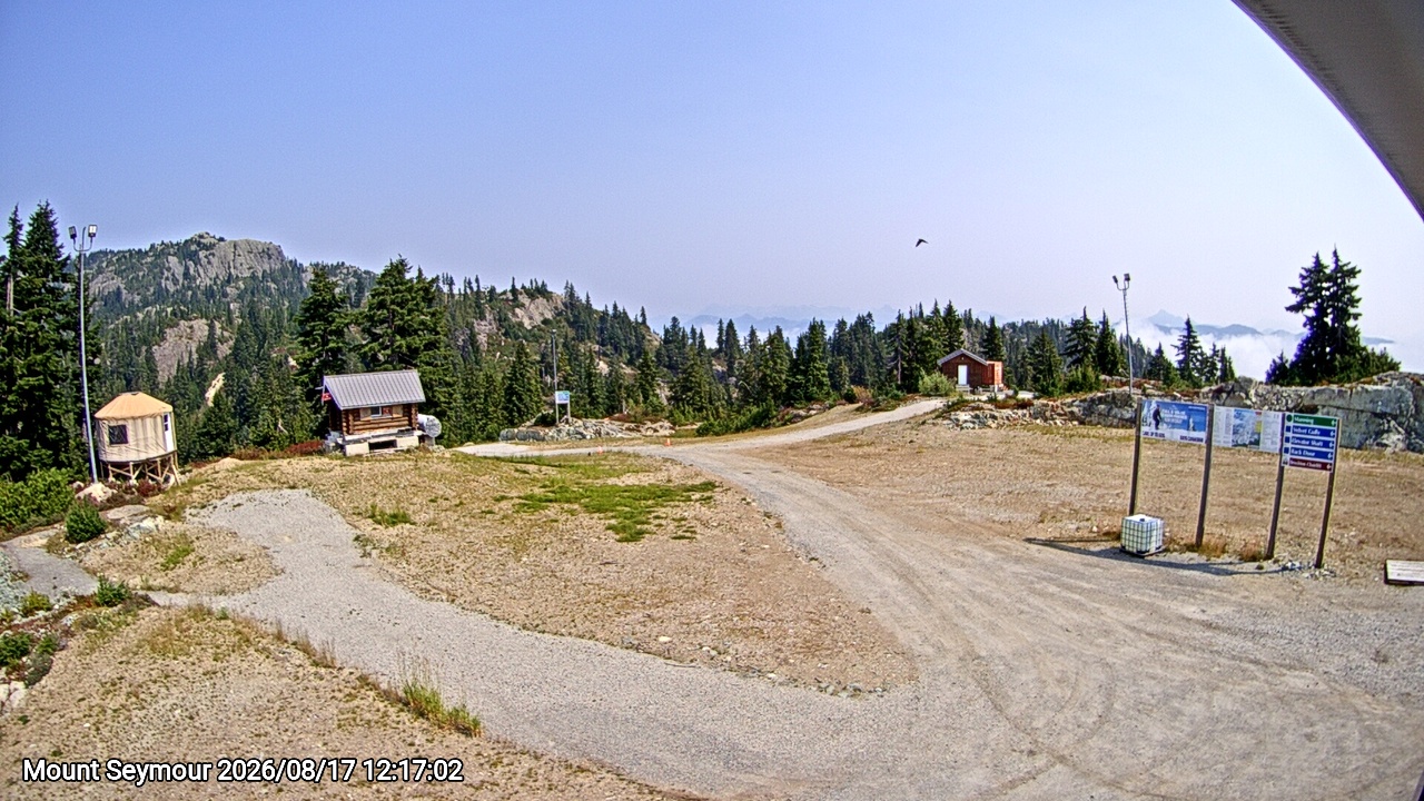 Webcam frame from Mount Seymour at 2026/08/17 12:00