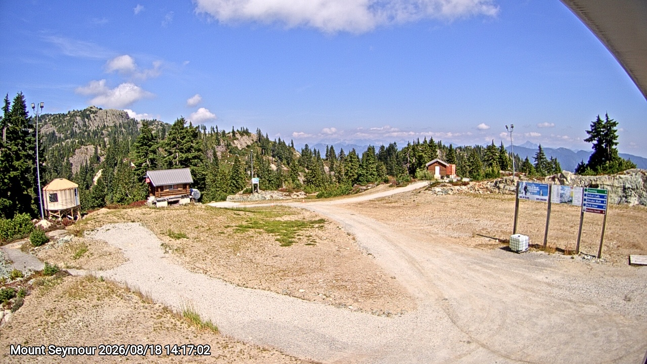 Webcam frame from Mount Seymour on 2026/08/18