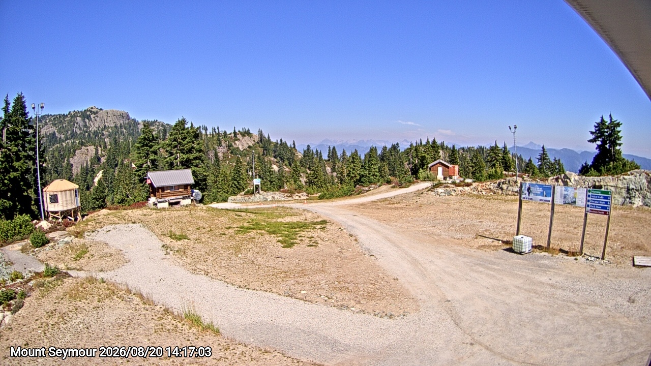 Webcam frame from Mount Seymour on 2026/08/20