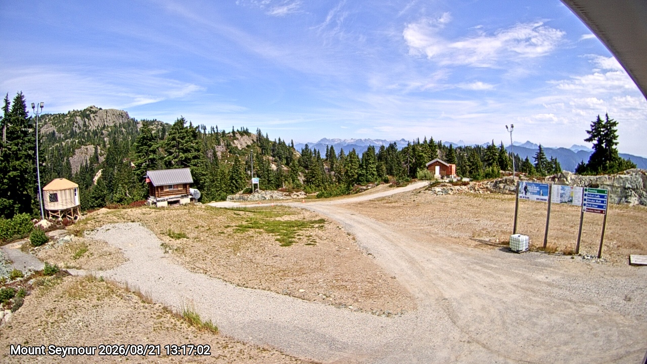 Webcam frame from Mount Seymour on 2026/08/21