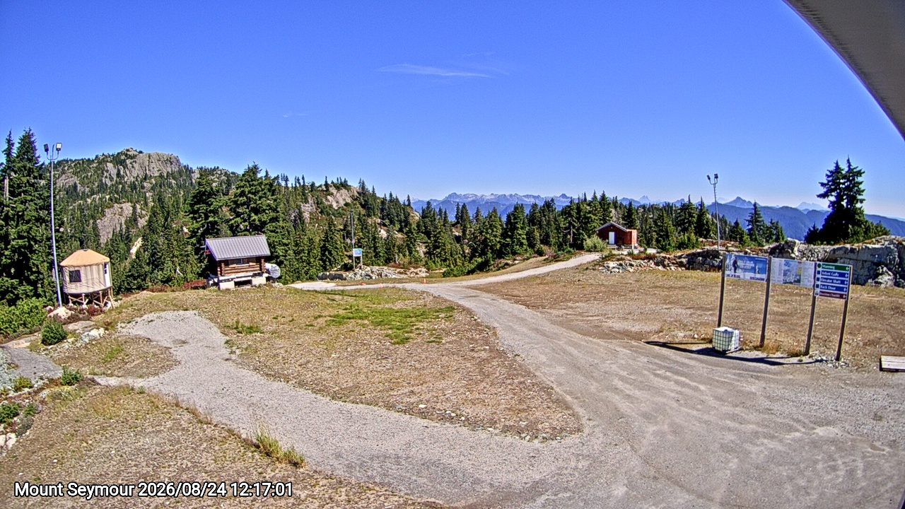 Webcam frame from Mount Seymour at 2026/08/24 12:00