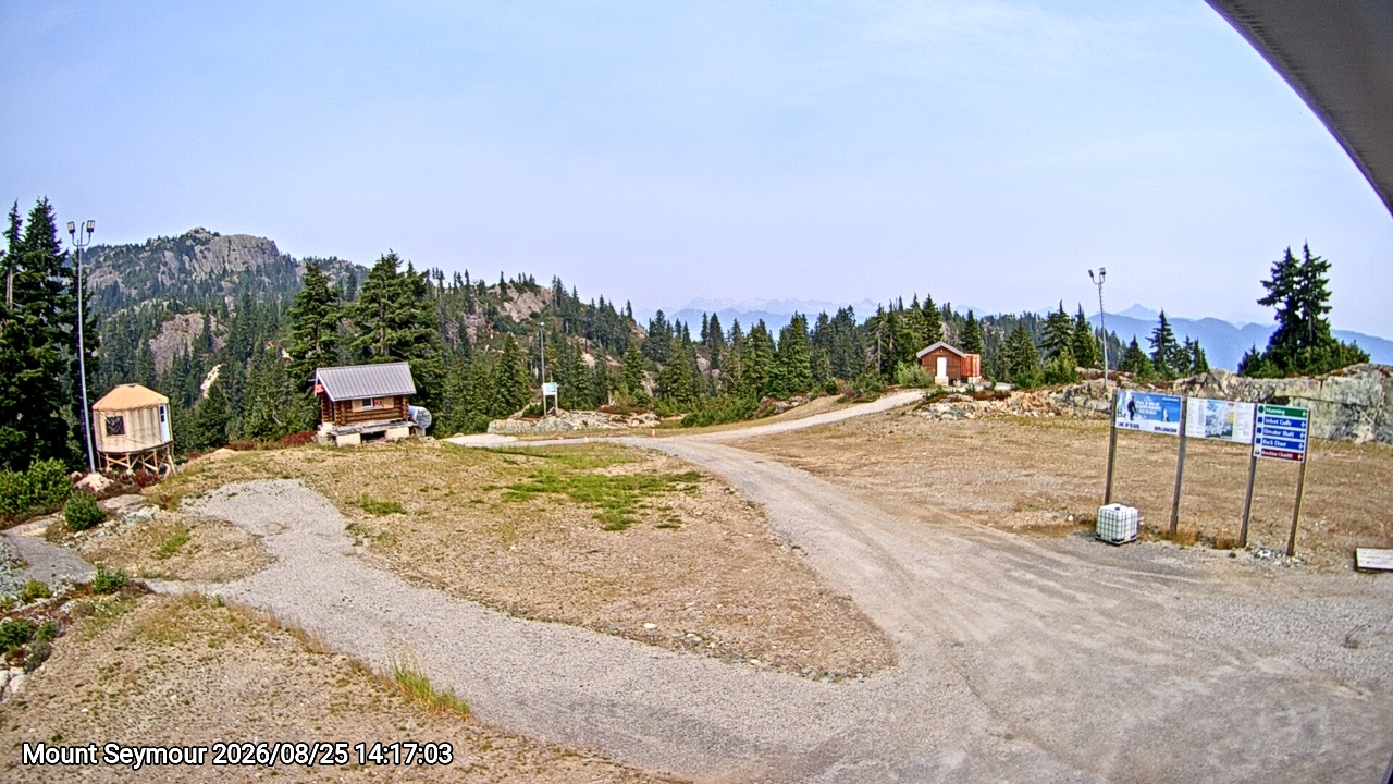 Webcam frame from Mount Seymour on 2026/08/25