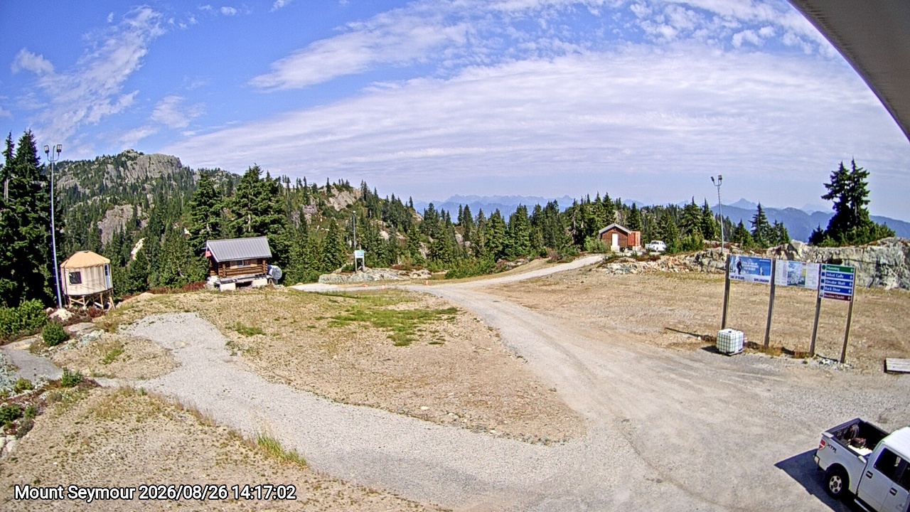 Webcam frame from Mount Seymour on 2026/08/26