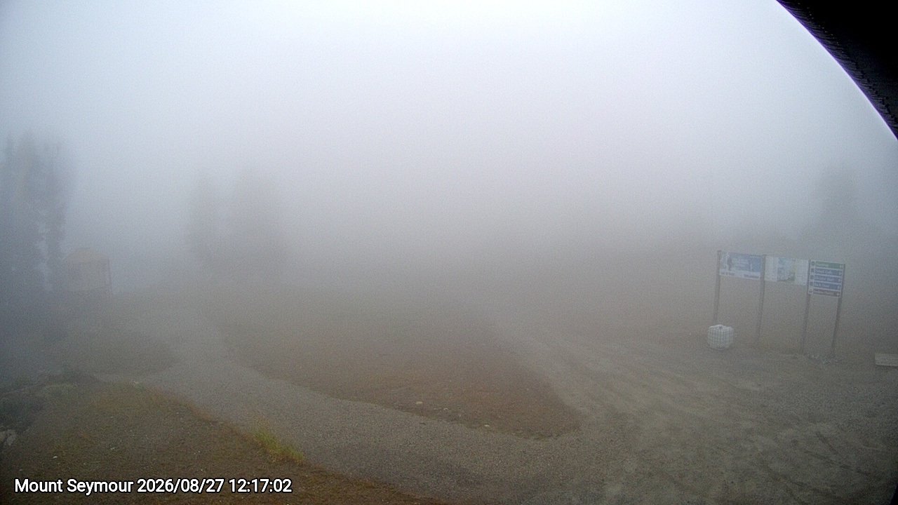 Webcam frame from Mount Seymour at 2026/08/27 12:00