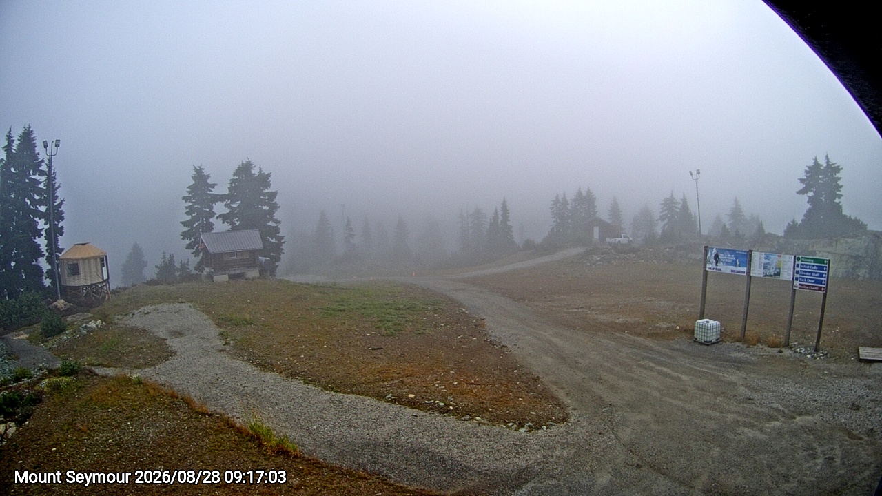 Webcam frame from Mount Seymour on 2026/08/28