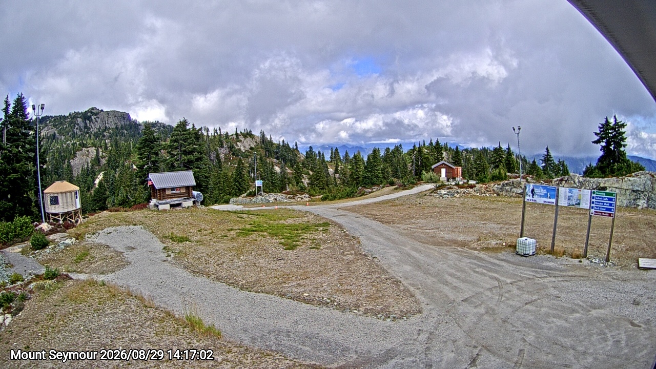 Webcam frame from Mount Seymour on 2026/08/29