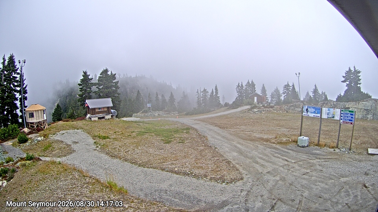 Webcam frame from Mount Seymour on 2026/08/30