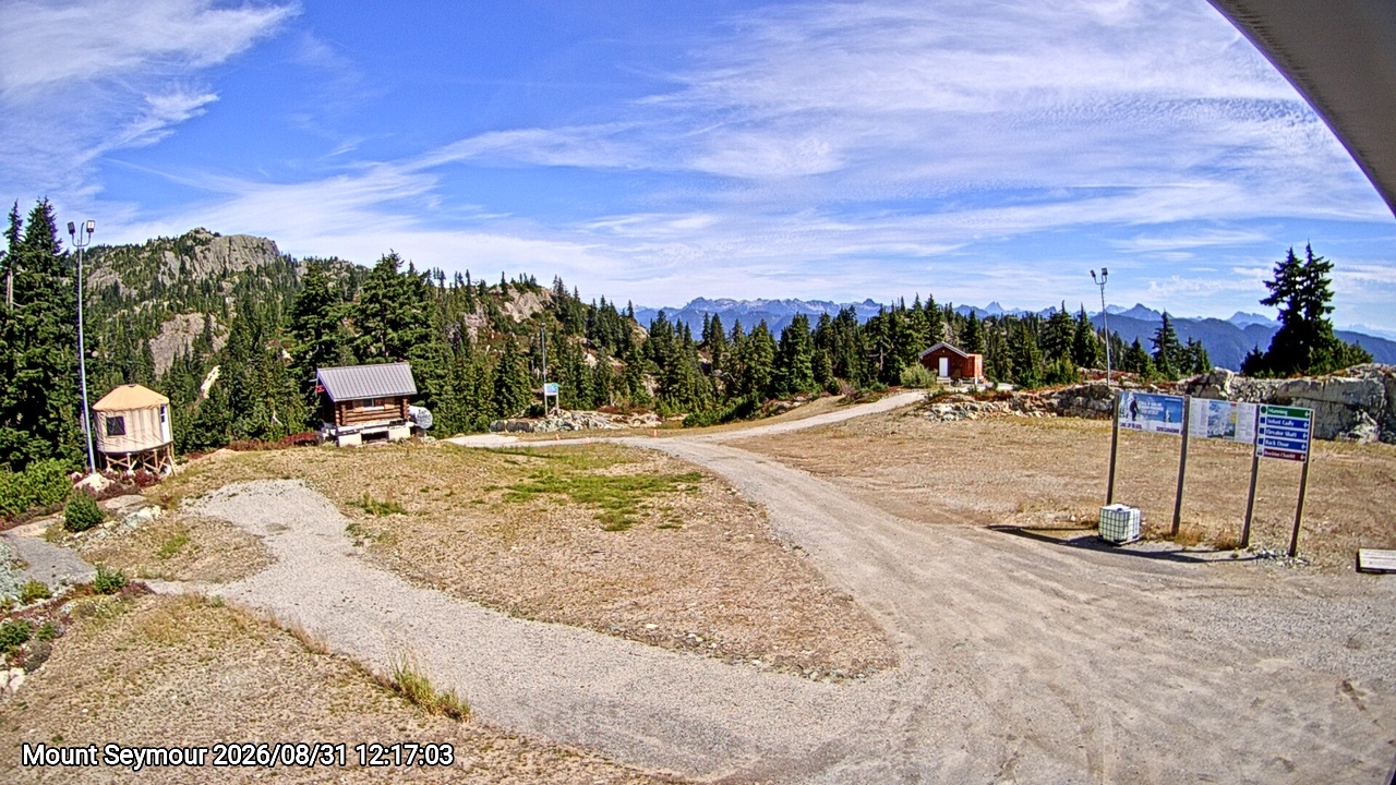 Webcam frame from Mount Seymour at 2026/08/31 12:00