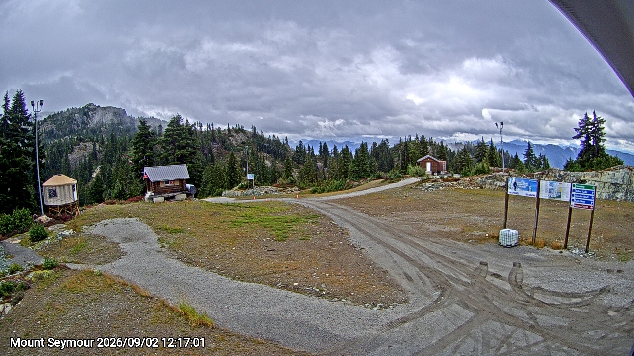 Webcam frame from Mount Seymour at 2026/09/02 12:00