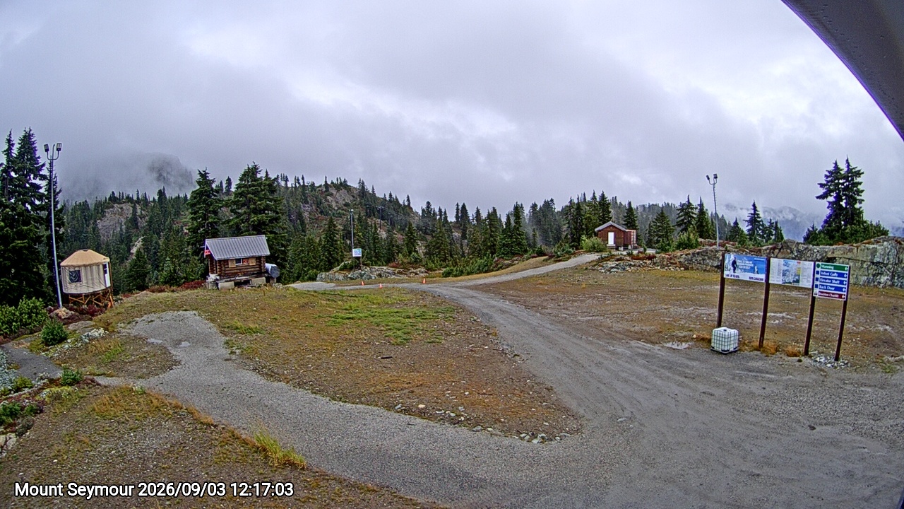 Webcam frame from Mount Seymour at 2026/09/03 12:00