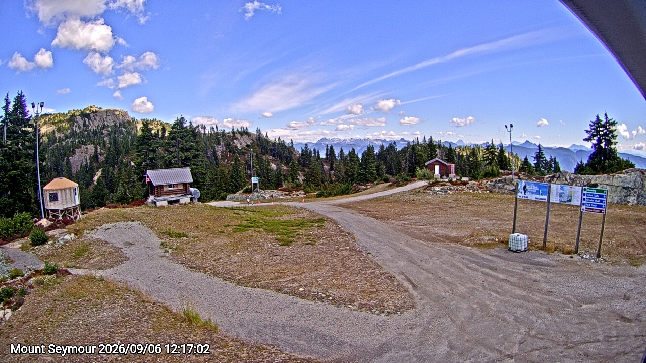 Webcam frame from Mount Seymour at 2026/09/06 12:00