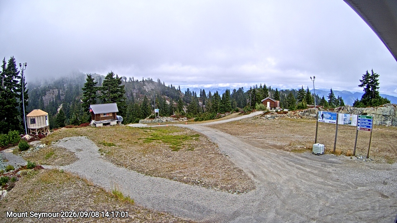 Webcam frame from Mount Seymour on 2026/09/08