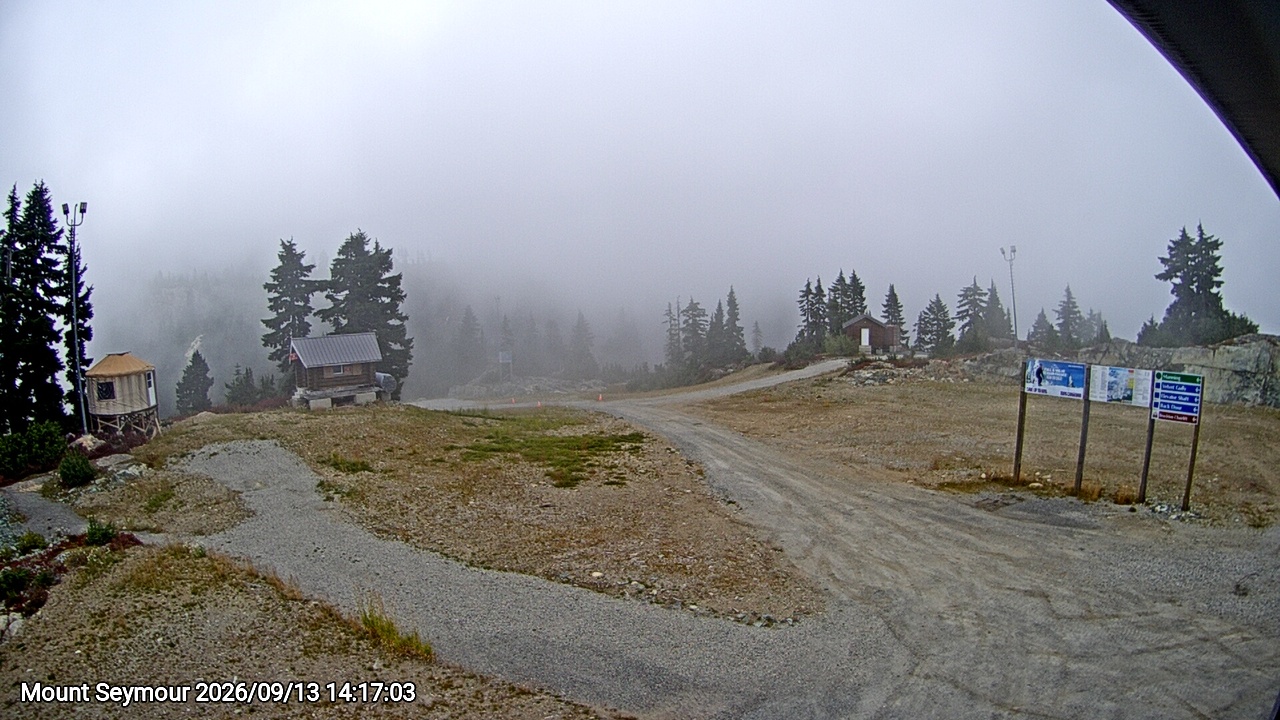 Webcam frame from Mount Seymour on 2026/09/13