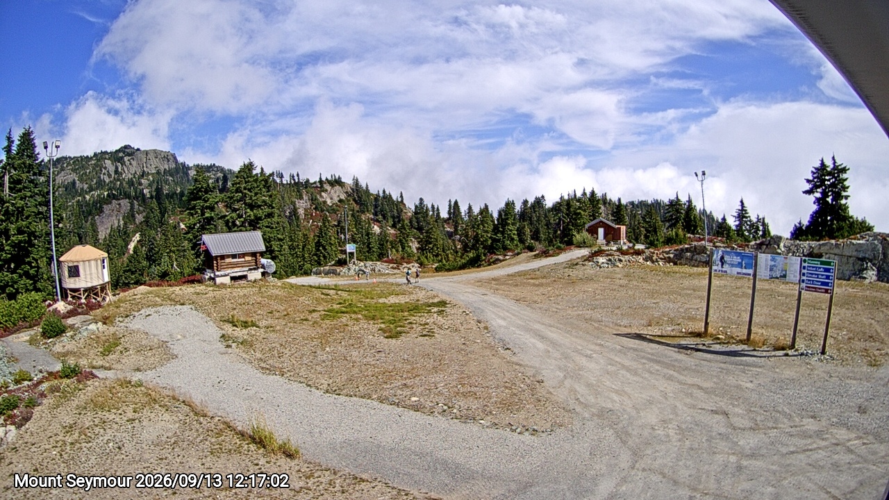 Webcam frame from Mount Seymour at 2026/09/13 12:00